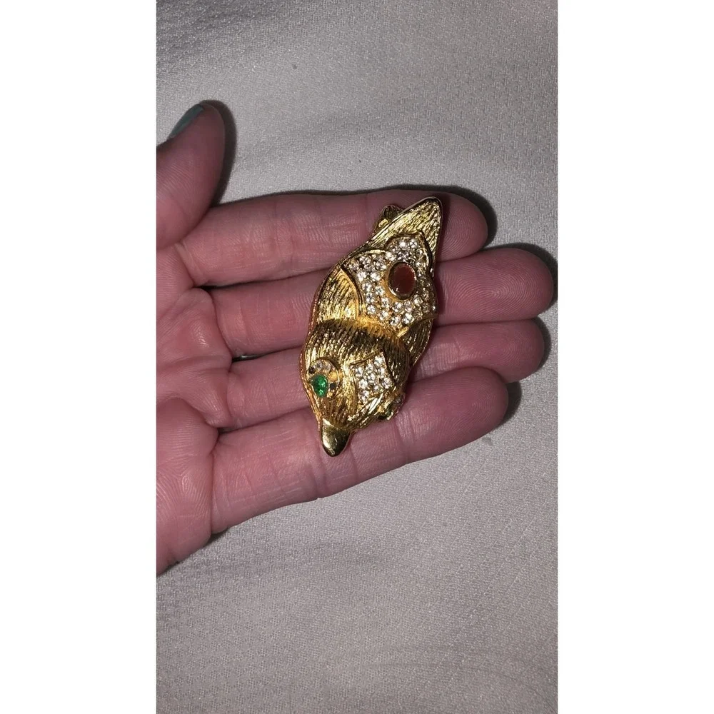 Vintage Kenneth JAY lane Bling Bird Trinket Box KJL